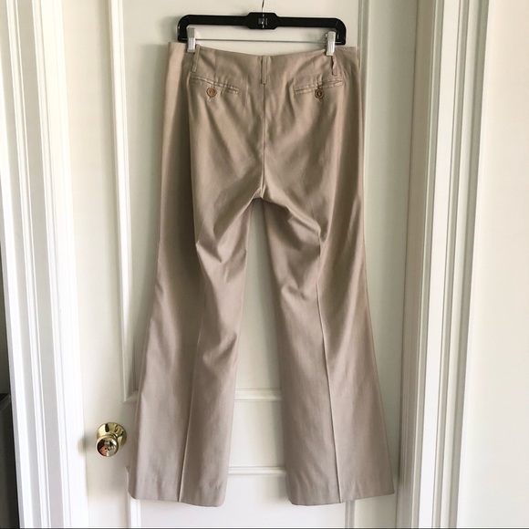 Women’s Trousers Lightweight Wool Beige Pant Made In Italy - Picture 3 of 11